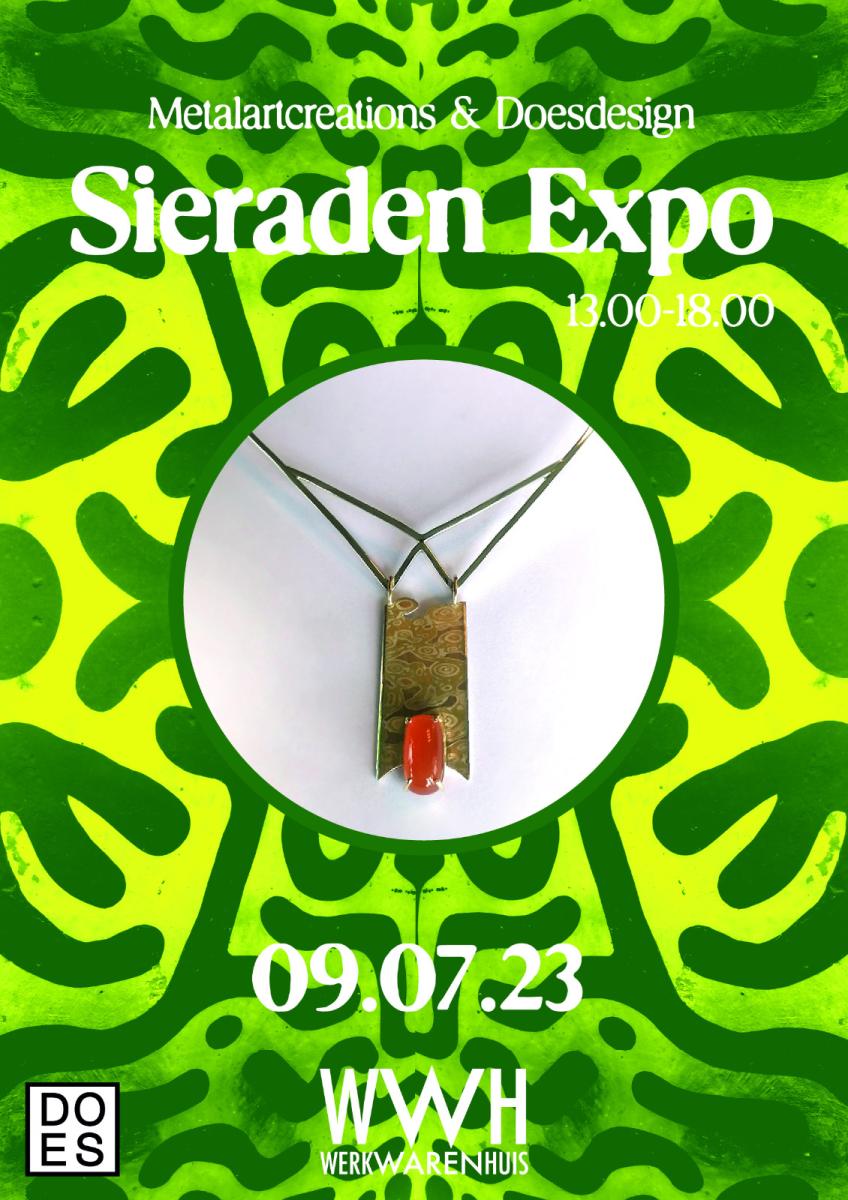 Expositie sieraden en objecten